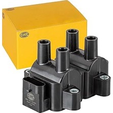 Nacario Hella Ateşleme Bobini - 12V - 4-Kutuplu - Blok Ateşleme Kapsülü - Vidalanmış Ignition Coil - Dacia