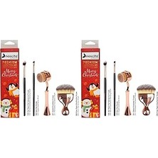 Nacario Christmas Makyaj Fırça Seti - 04 (2 Paketi)
