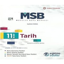 Nacario 11. Sınıf Tarih Güncel Msb Modüler Soru Bankası