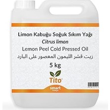 Nacario Tito Limon Kabuğu Soğuk Sıkım Yağı Citrus Limon 5 kg