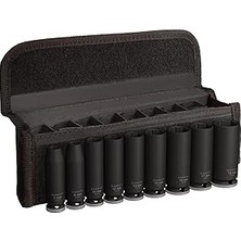 Nacario 9 x Impact Lokma Anahtar Seti (69 x 35 Mm, Profesyonel Aksesuar Matkap Tornavida)