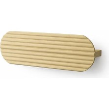 Nacario Metal (128 mm - 12.8 Cm) Mat Altın Kulp Mobilya Mutfak Çekmece Dolap Kapak Kulbu Kulpu Kulpları
