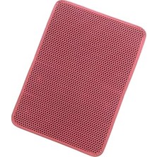 Nacario Ti̇neke Elekli Tuvalet Önü Paspası Paspası Kirmizi 60X42 cm