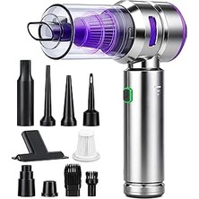 Nacario Venenon® Kablosuz Araç Süpürgesi Hava Üfleyici, 19000PA Güçlü Vakum, 3 Kademeli Fırçasız Motor,