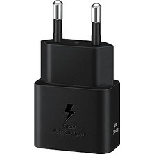 Nacario Hızlı Şarj Adaptörü, Tasarruflu Şarj Cihazı, Usb-C Veri Kablosu, 25 Watt, Siyah, Ep-