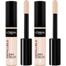 Nacario L'oreal Paris Infaillible Tüm Yüze Uygulanabilir Kapatıcı - 323 Fawn (2 Paketi)