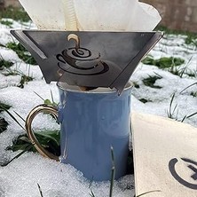 Nacario Latnox Coffeex Drip Portatif Kahve Damıtıcı Katlanır Paslanmaz Çelik