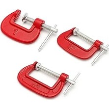 Nacario Busstier Mengene Seti, 3 Parça, Çelik Karbon, 2.5 Cm, 5.2 Cm, 6 cm Ağız Açısı, Ahşap Metal Sıkma