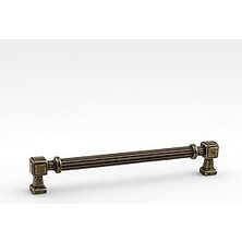 Nacario Talas 192 mm Çizgili Antik Sarı Metal Kulp Mobilya Çekmece Mutfak Dolabı Dolap Kulpları Kulb 19.2 C