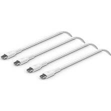 Nacario Belkin Boost Charge Örgülü Usb-C, Hızlı Şarj Cihazı, Usb-C Şarj Kablosu, Iphone 16, 15, Gal