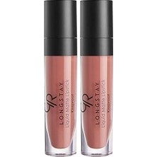 Nacario Longstay Liquid Matte Lipstick No: 43 - Bulaşmayan Kalıcı Likit Mat Ruj (2 Paketi)