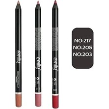 Nacario Emıly Dudak Kalemi 3 'lü NO:203-205-217 Eml-3lü