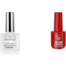 Nacario Gel Look Top Coat & Oje Seti