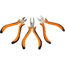 Nacario Orret Mini Pense+Mini Yan Keski+Mini Kargaburun (12 Cm) 3 Lü Hobi Set Asorti