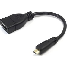 Nacario Micro Mikro HDMI Çevirici Dönüştürücü Adaptör Kablosu 15CM