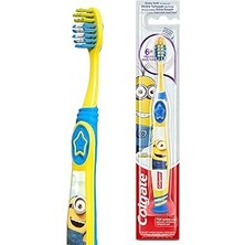 Nacario Minions 6+ Yaş Vakumlu Yapışkan Sap Ekstra Yumuşak Çocuk Fırçası