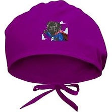 Nacario Super Pug Baskılı Cerrahi Bone - Doktor Hemşire Bonesi Hastane Bonesi
