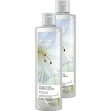 Nacario Avon Senses White Lily Beyaz Zambak Kokulu Duş Jeli 250 Ml. Ikili Set