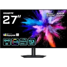 Nacario Gigabyte GO27Q24G 27″ 240Hz 0.03MS 2k G-Sync Qhd HDR400 Woled (Oyuncu) Monitör