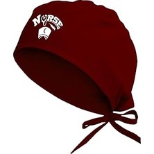 Nacario Unisex Bordo Nurse Temalı Hastane Bonesi