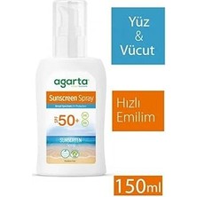 Nacario Doğal Güneş Spreyi 50 Spf 150 ml
