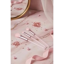 Nacario Miniso Parlak Pembe Serisi 3'lü Göz Makyaj Fırça Seti, 2021247910103