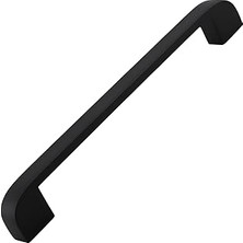 Nacario Zehra Kulp 160 mm Siyah Metal Mutfak Mobilya Çekmece Mutfak Dolap Dolabı Kulpları Kapak Kulbu 16 cm