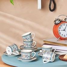 Nacario Beylerbeyi 6 Kişilik Kahve Fincan Takımı 80 ml