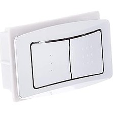Nacario American Standard 7381092-200.0020A Dikdörtgen Tank Üstü Push Button Aktüatör, Bitmemiş