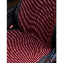 Nacario Oto Koltuk Koruyucu Kılıf Terletmez Kilim Seti 2 Ön+1 Arka 3lü Set Universal Kırmızı