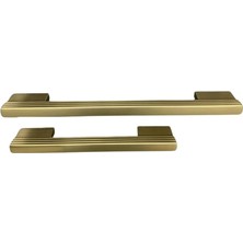 Nacario System 9290 Çizgili Kulp Gold Branch Renk 128 mm Çok Renkli
