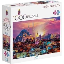 Nacario Ca Games Istanbul Manzarası 1000 Parça 2,2mm Kalınlık 48X68CM Profesyonel Hobi Puzzle Yapboz Serisi