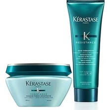 Nacario Resistance Force Architecte Yapılandırıcı Maske 200 ml + Therapiste Şampuan 250 ml Saç Ba