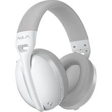 Nacario Aula S6 3 Modlu Kablosuz 3.5mm Kablolu Bluetooth 5.3 Mikrofonlu Kulaklığı Beyaz Ul
