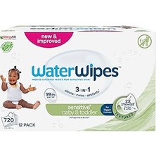 Nacario Waterwipes Çocuk Bio Islak Mendil 60 Lı x 12 Adet (720 Yaprak) - Toddler