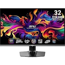 Nacario Msi 31.5" Mpg 321URX Qd-Oled, Monitör, Uhd, 16:9, Flat, Qd-Oled, 240Hz, 0.03MS, G-Sync Compa