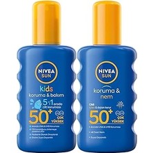Nacario Sun SPF50 Yüksek Güneş Koruyucu Vücut Sprey 200ML Çocuklar Için Hassas Güneş Koruyucu Sprey 200M