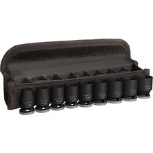 Nacario 3/8" 7-19 mm Havalı Lokma Takımı 9 Prç 2608003036