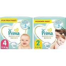 Nacario Bebek Bezi Care 4 Beden 126 Adet Maxi Aylık Fırsat Paketi & Bebek Bezi