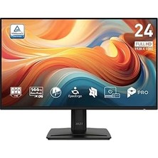 Nacario Msi 23.8 MP242 E14A, Kurumsal Monitör, Fhd, 16:9, Flat, Ips, 144Hz, 1ms (Mprt), Adaptive-Sync