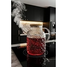 Nacario Bambum Juliet - Bambu Kapaklı Cam Demlik 1800ML