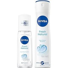 Nacario Nivea Kadın Pump Sprey Deodorant Fresh 75ML, Ter Kokusuna Karşı 48 Saat Koruma, Ferahlık +