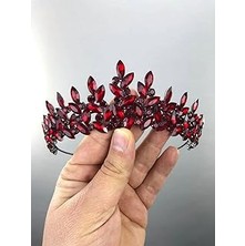 Nacario Bordo Sara Model Kına Gelin Tacı