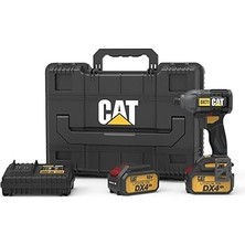 Nacario Cat DX71.2 Volt 4.0AH Li-Ion Çift Akülü 215NM Kömürsüz Profesyonel Şarjlı Darbeli Tornavida