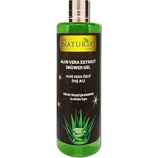 Nacario Naturix Aloe Vera Duş Jeli 400ML - Rahatlatıcı Yenileyici Doğal Içerik - Tüm Cilt Tipleri Için
