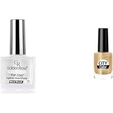 Nacario Gel Look Top Coat & Oje Seti