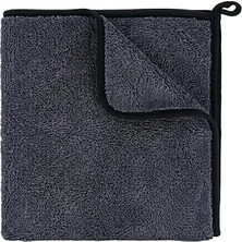 Nacario Sogud Mikrofiber Oto Kurulama Bezi 50X70 cm – 550 Gsm Süper Emici Araç Kurulama Havlusu, Iz Bırakma