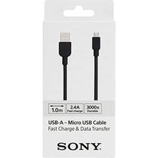 Nacario CP-AB100BBOX Mikro USB Şarj Data Kablosu, Siyah