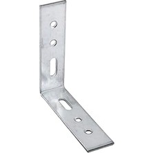 Nacario Mobilya Köşe Bağlantı Sabitleme L Demir Deprem Dolap Duvar Birleştirme Gönye 65X65X20 mm (25 Adet)