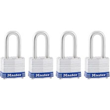 Nacario Lock 3qlf Dış Mekan Asma Kilit, Anahtarlı, 4 Adet Aynı Anda Kapanır